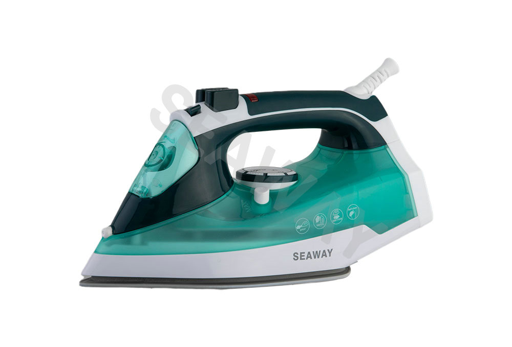 SW-301 2600W 소프트 그립 핸들 논스틱 스팀 다리미